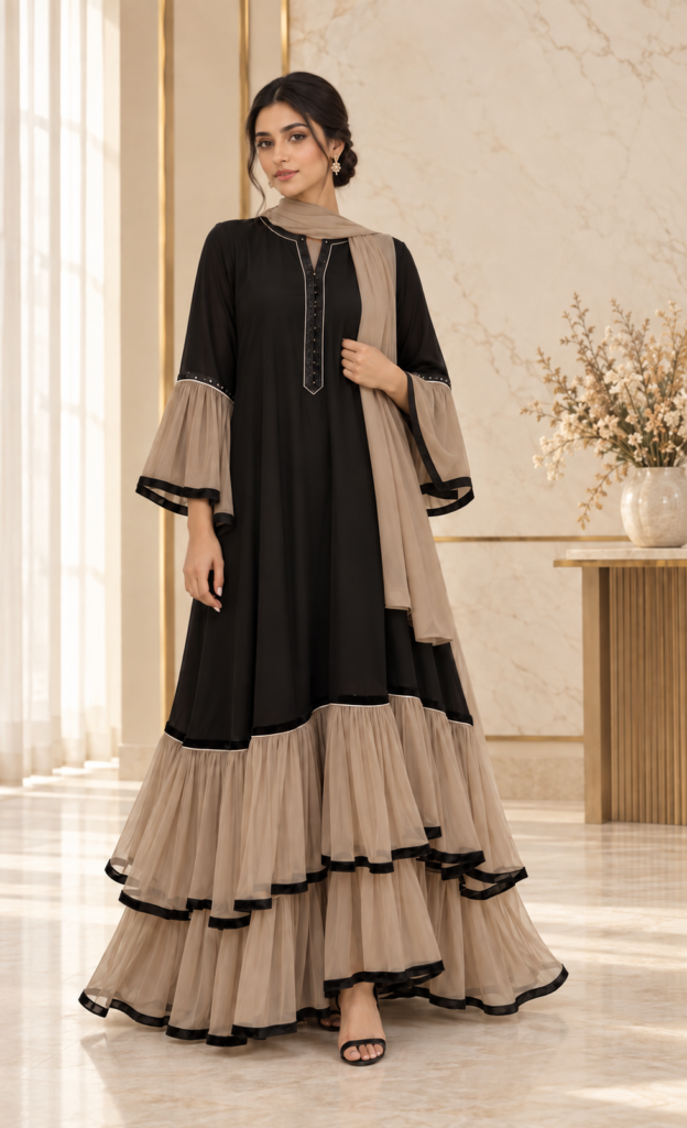 Home frocks black